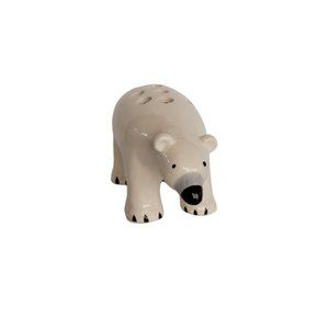 Ceramic Polar Bear Ikebana Vase